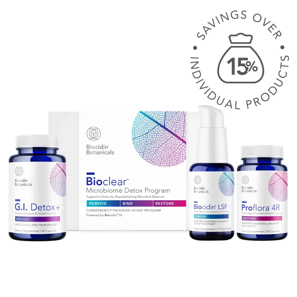 Biocidin Botanicals Bioclear Microbiome Detox Program tarmdetox 30 dagar