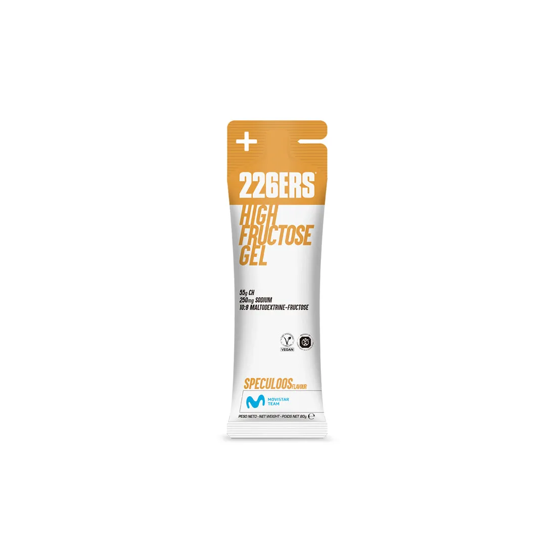 226ERS High Fructose Gel energigel Jordgubb 6 x 80 g 55 g kolhydrat