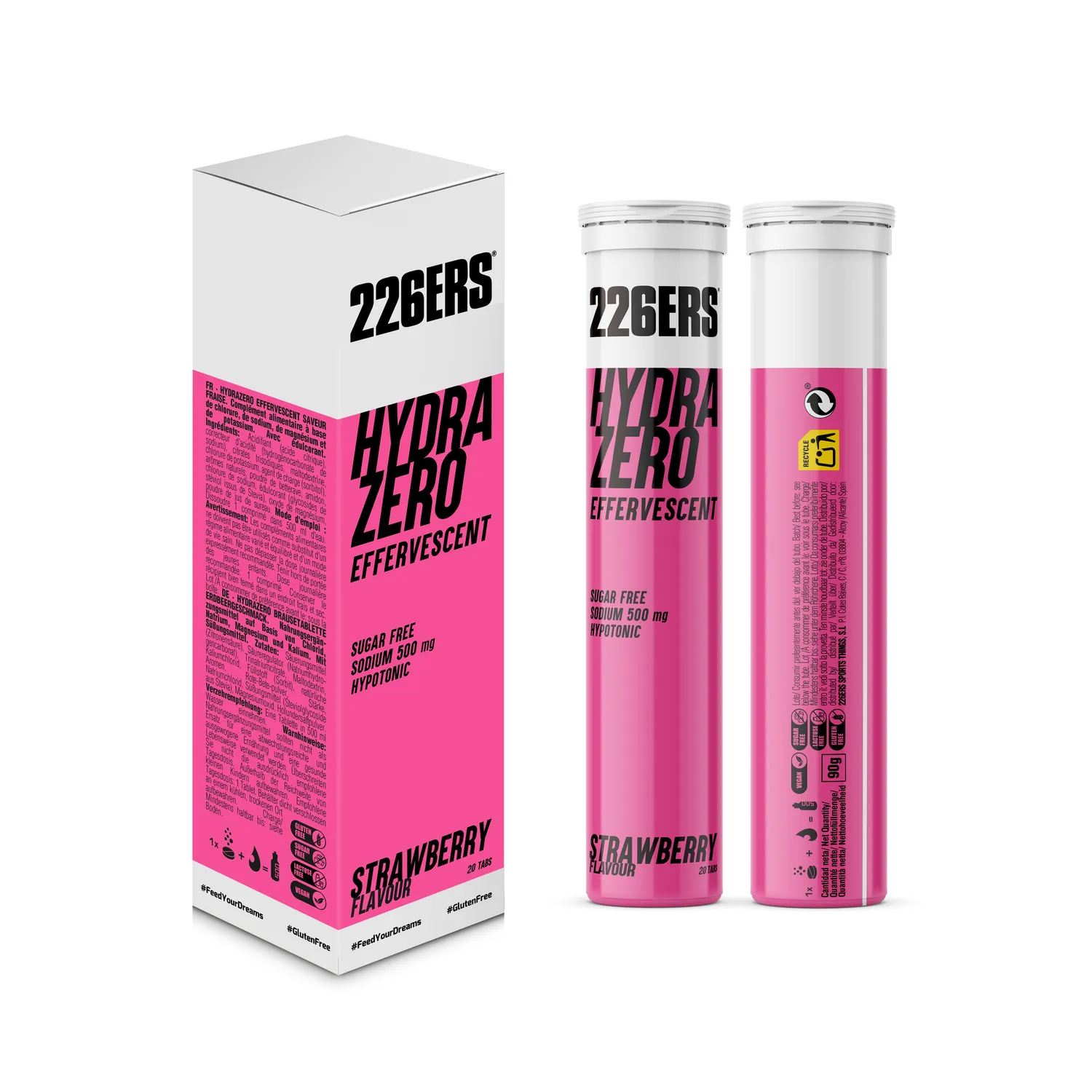 226ERS Hydrazero Effervescent elektrolytbrus citron 20 tabletter