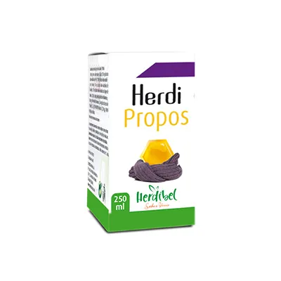 Herdibel Herdipropos sirap 250 ml hals honung