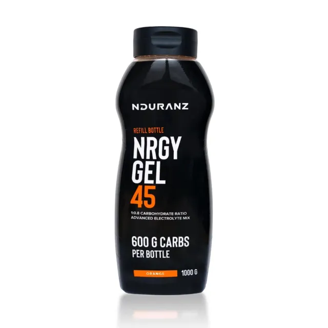 Nduranz Nrgy Gel 45 energigel Orange refill 1000 g elektrolyter