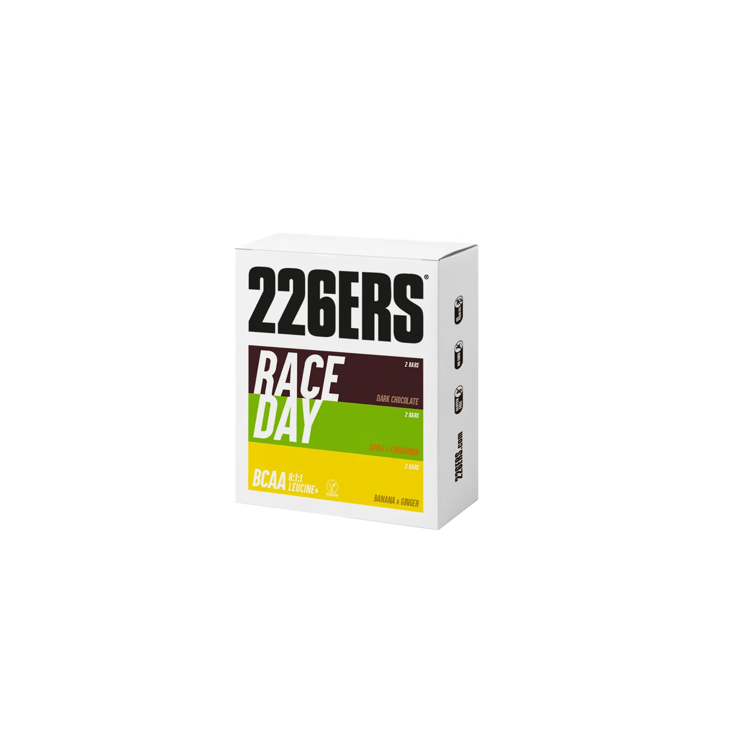 226ERS Race Day Bar BCAA energibar 40g 6-pack vegan