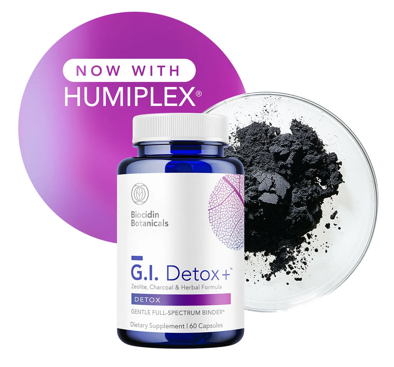 Biocidin GI Detox+ kol kapslar 60 st detox