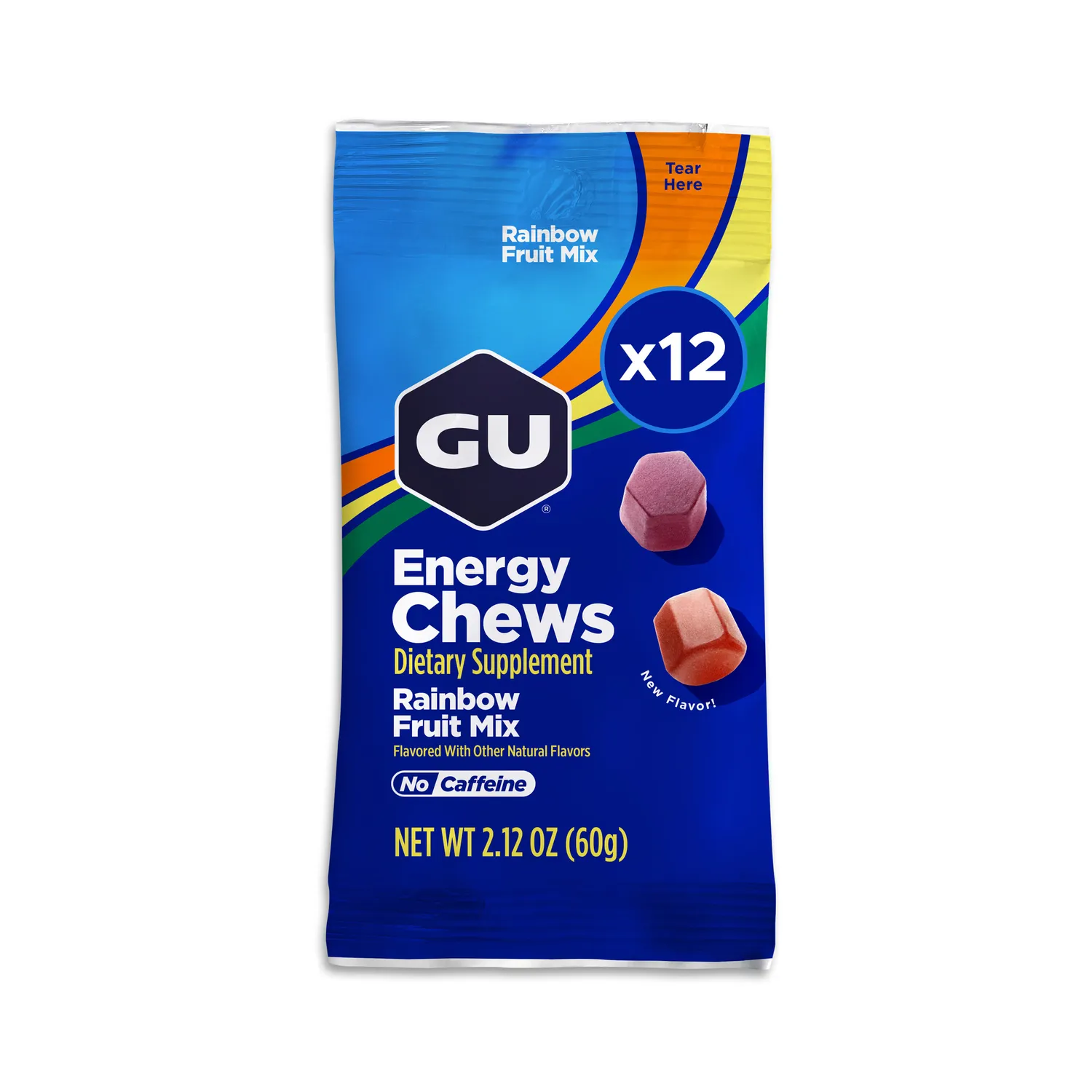 GU Energy Energy Chews energitugg fruit punch 12-pack