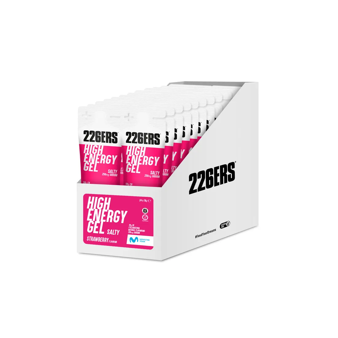 226ERS High Energy Gel energigel 24-pack 76g cyclodextrin