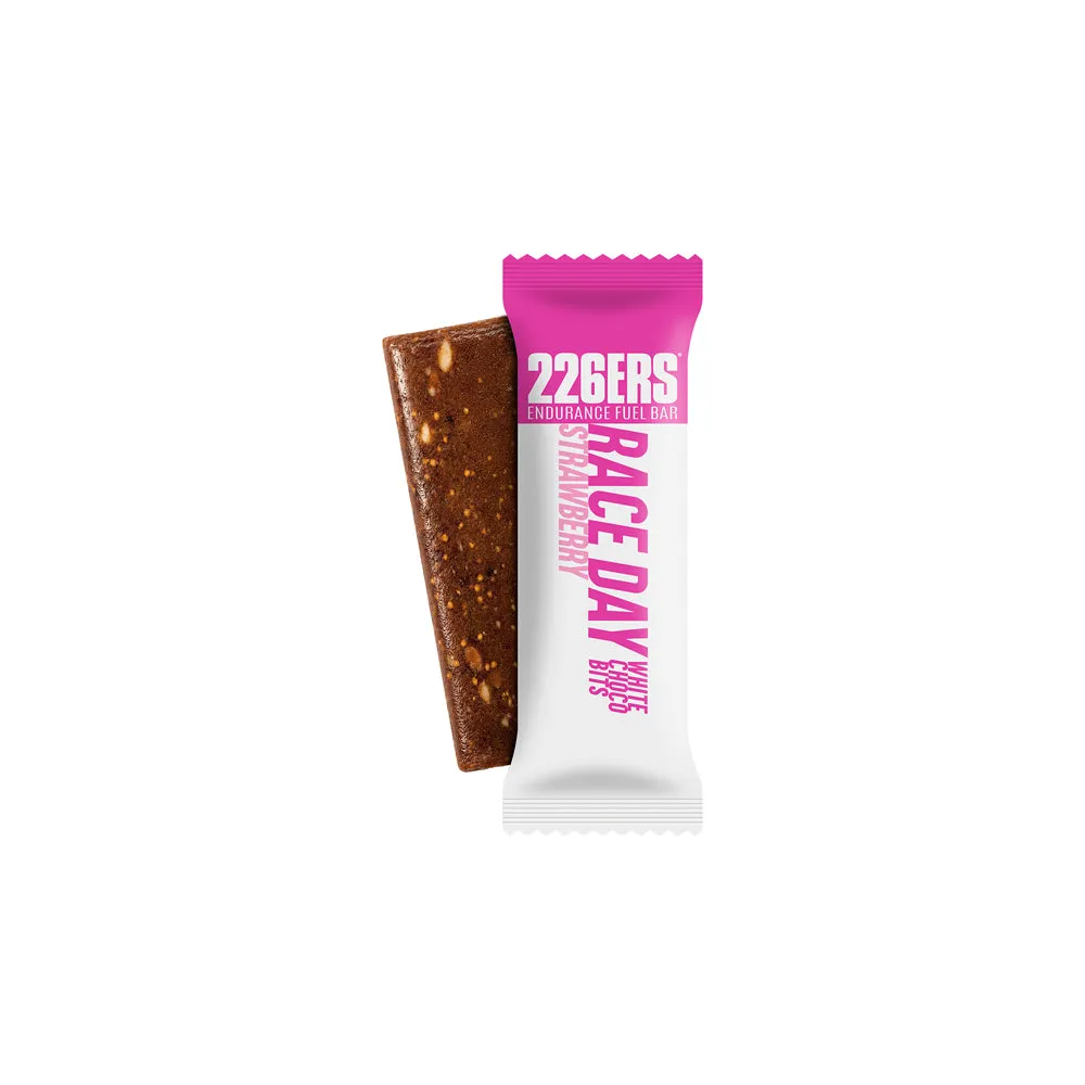 226ERS Race Day Bar energibar 40 g jordgubb vit choklad