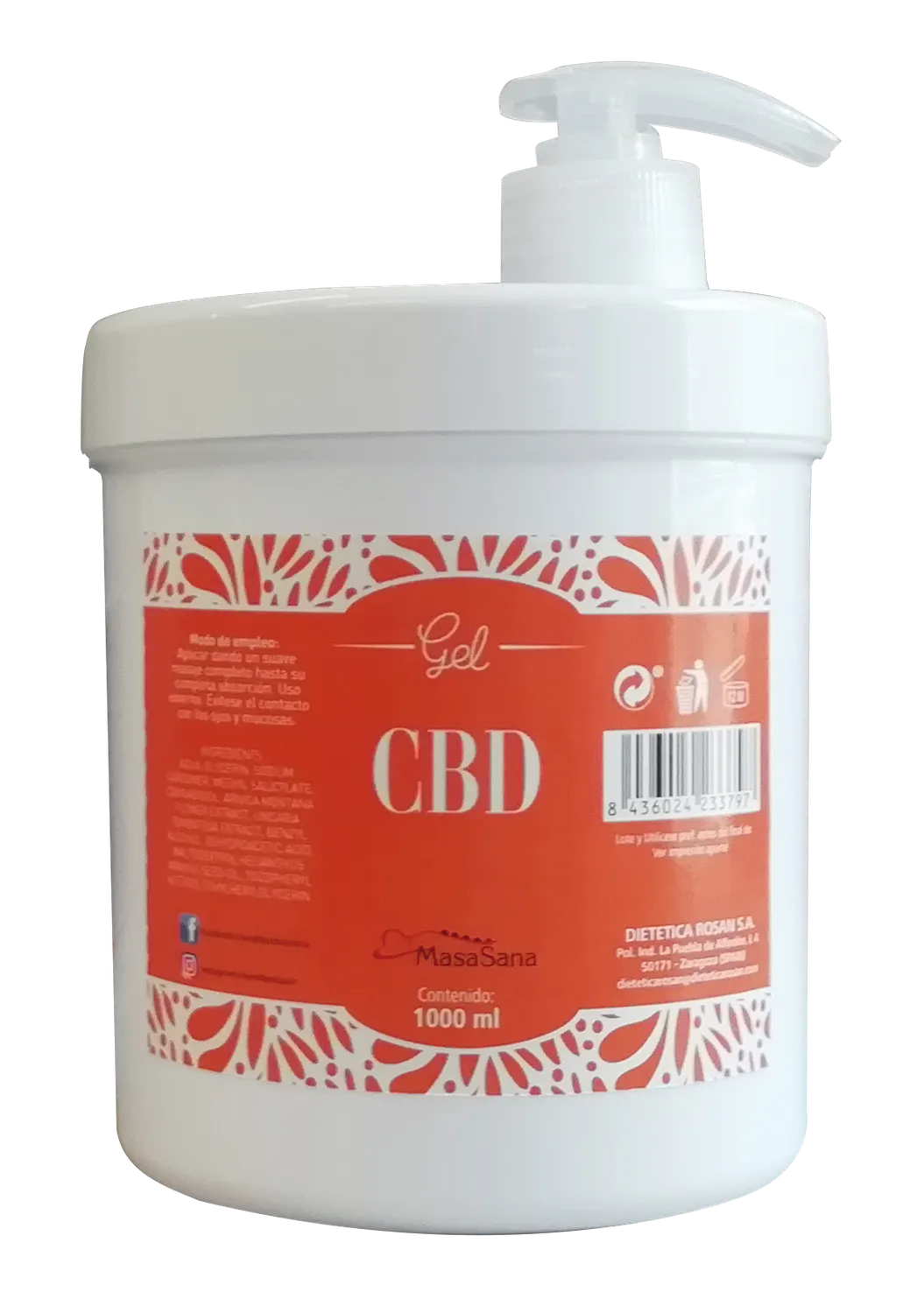 Herdibel CBD gel arnica 1 kg