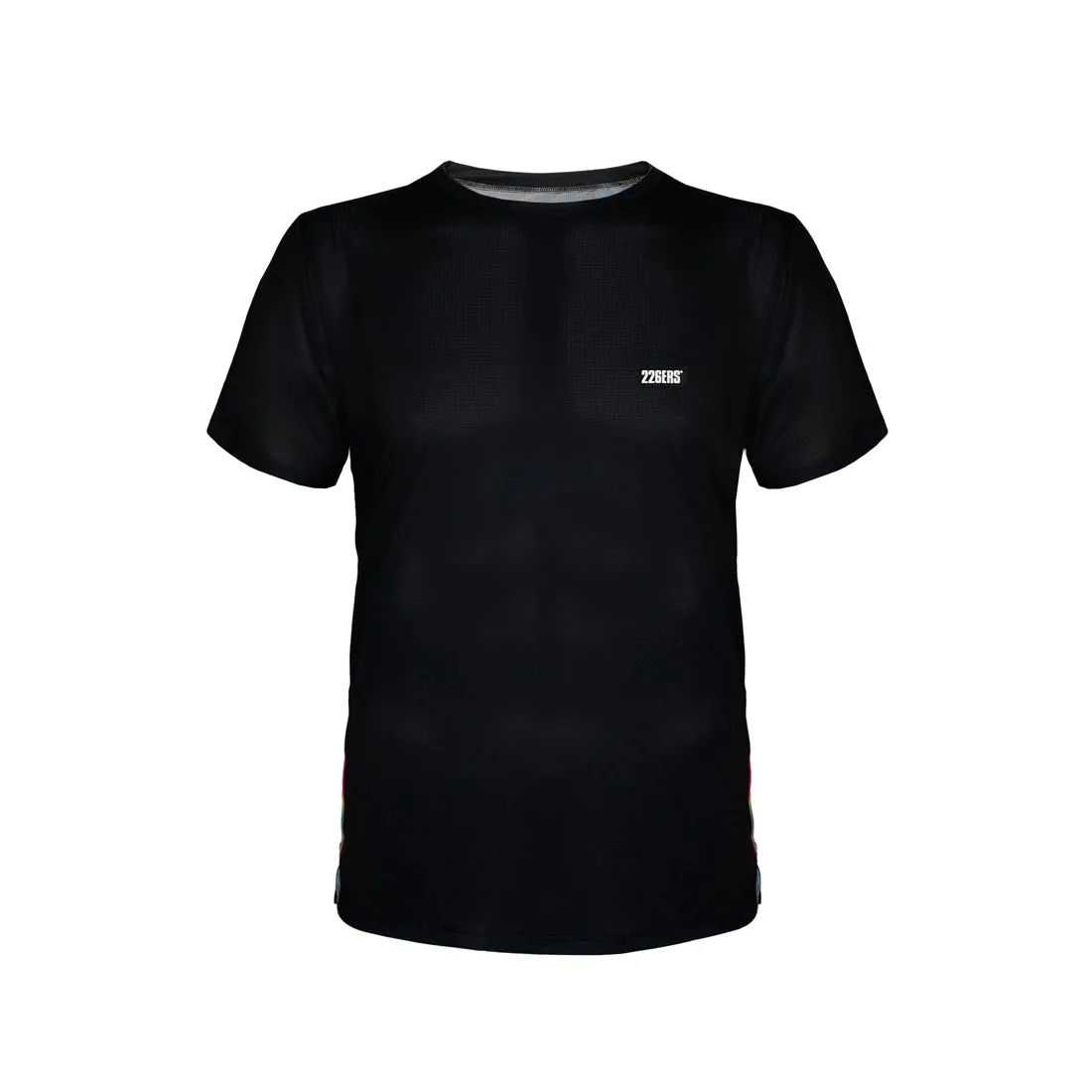 226ERS Slim Flag löpar t-shirt svart kortärmad