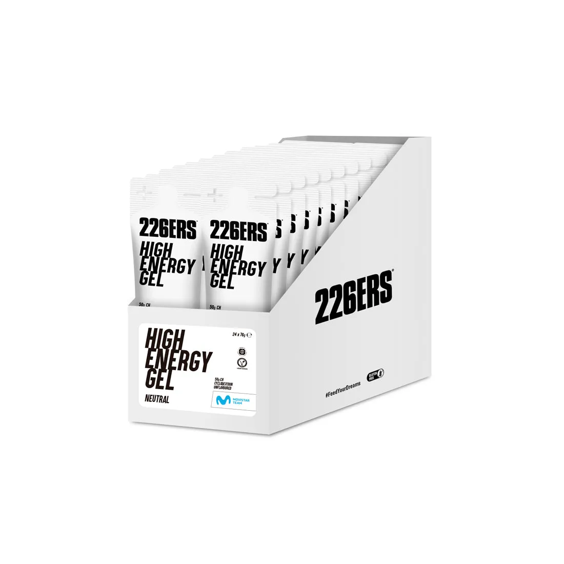 226ERS High Energy Gel energigel 24-pack 76g cyclodextrin