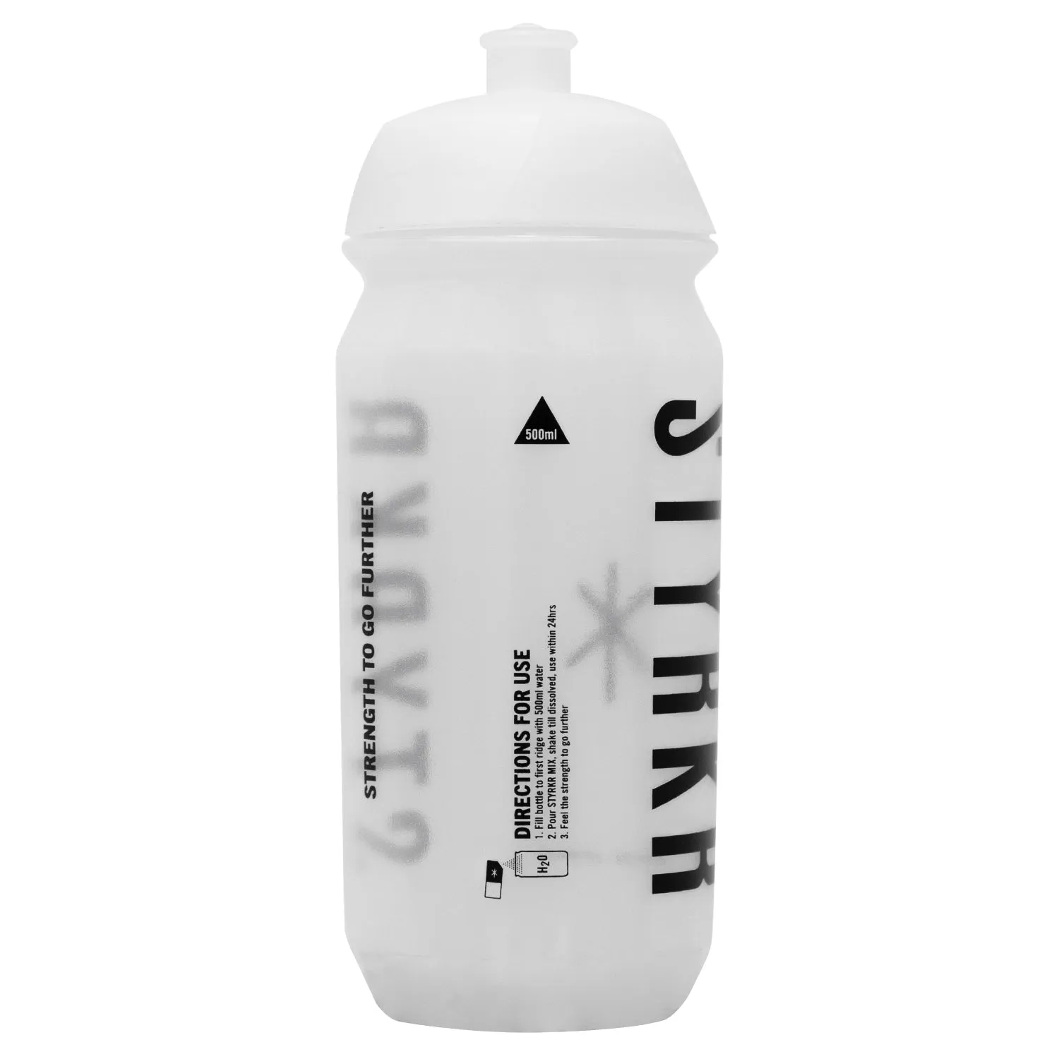 Styrkr Clear Bottle sportflaska 500 ml genomskinlig