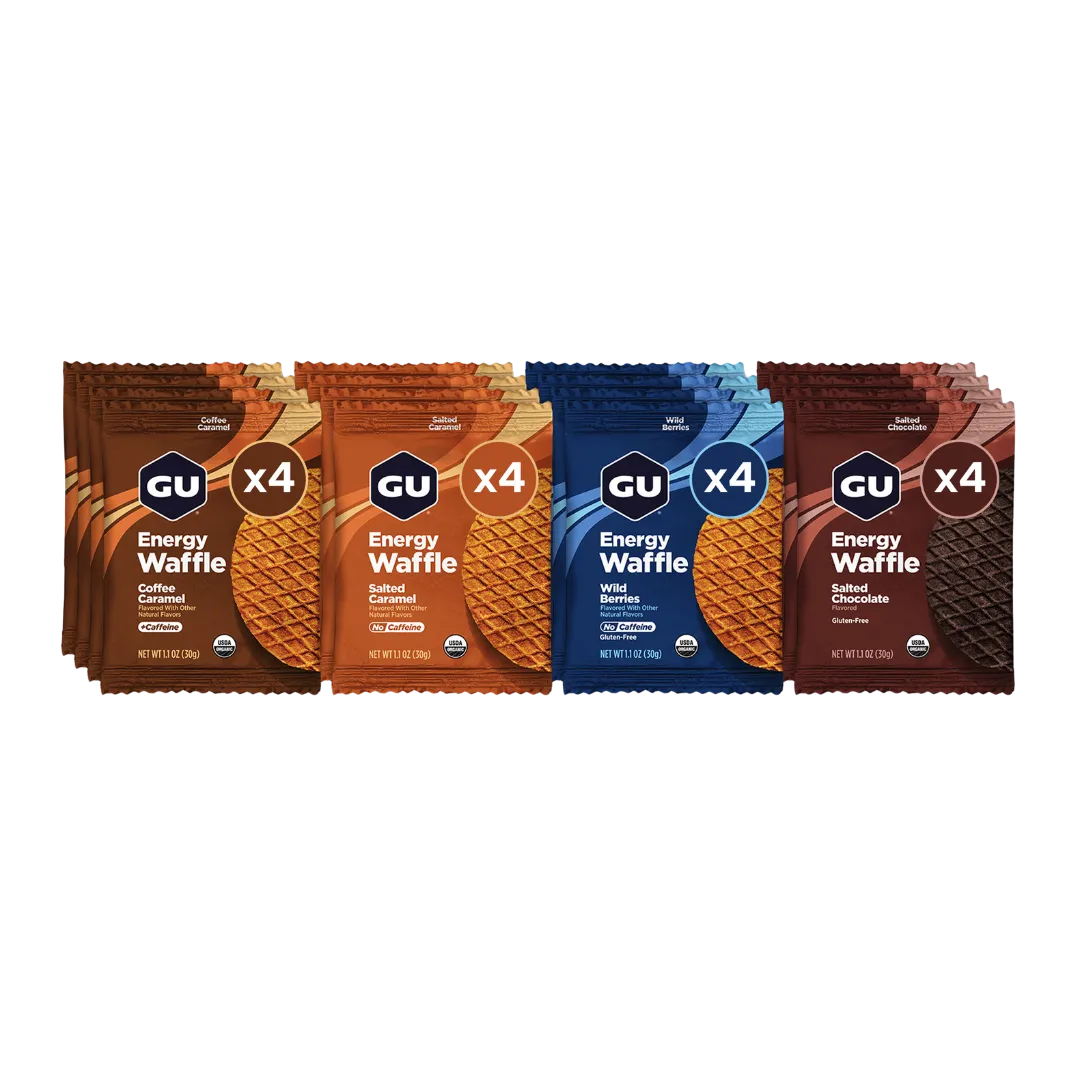 GU Energy Waffle energivåffla lönn-kanel 16-pack