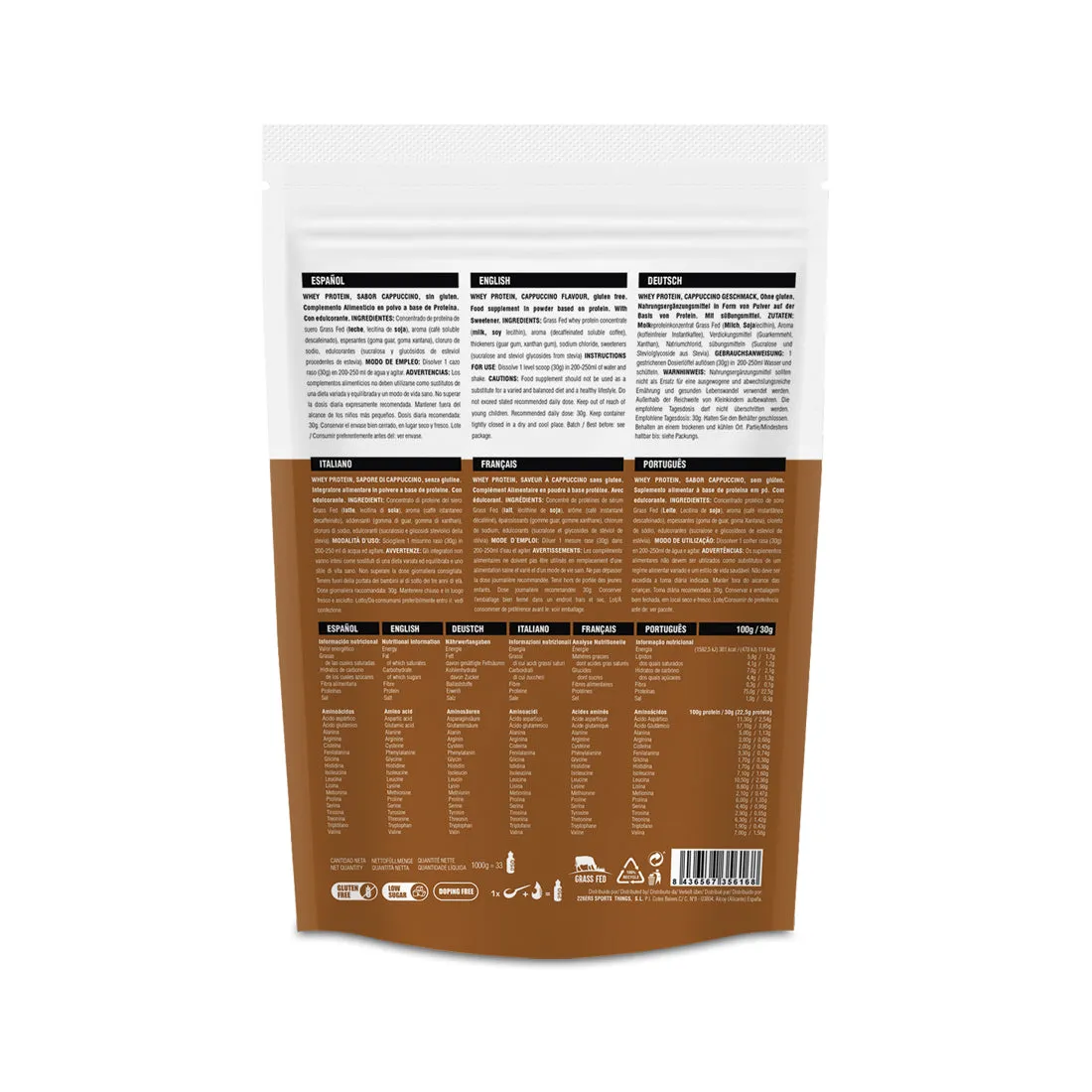 226ERS Whey Protein vassle 1 kg vanilj gräsbetat