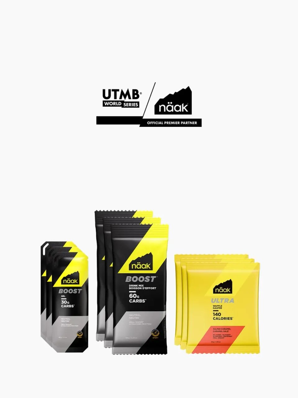 Näak UTMB Pack energipack neutral salted caramel 9 delar