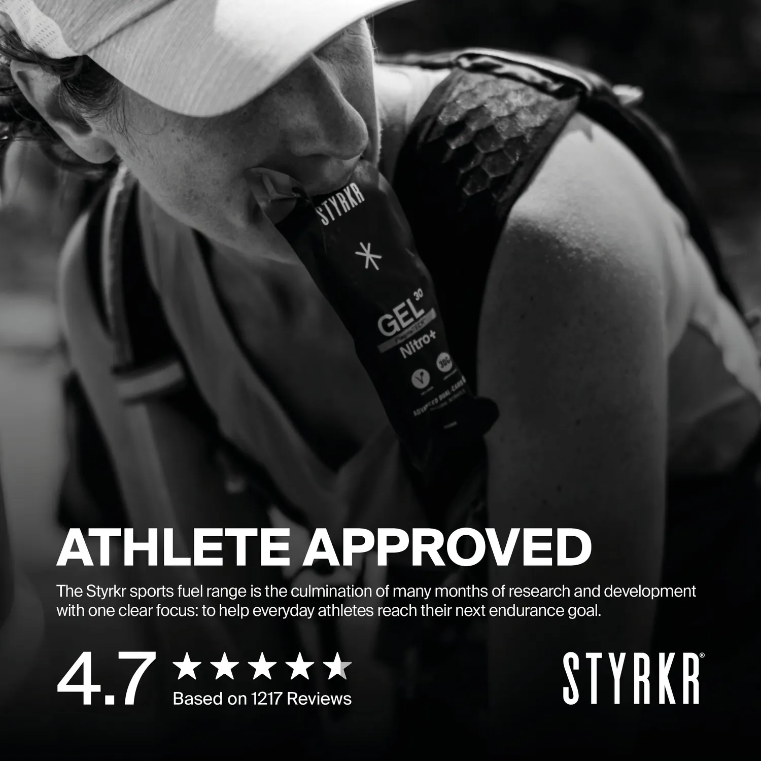 Styrkr GEL30 energigel 12-pack 30 g kolhydrater