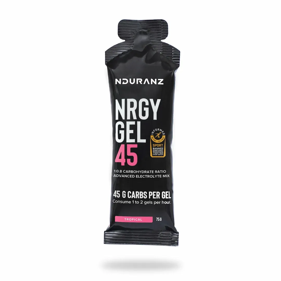 Nduranz Nrgy Gel 45 energigel Lemon 45 g kolhydrater