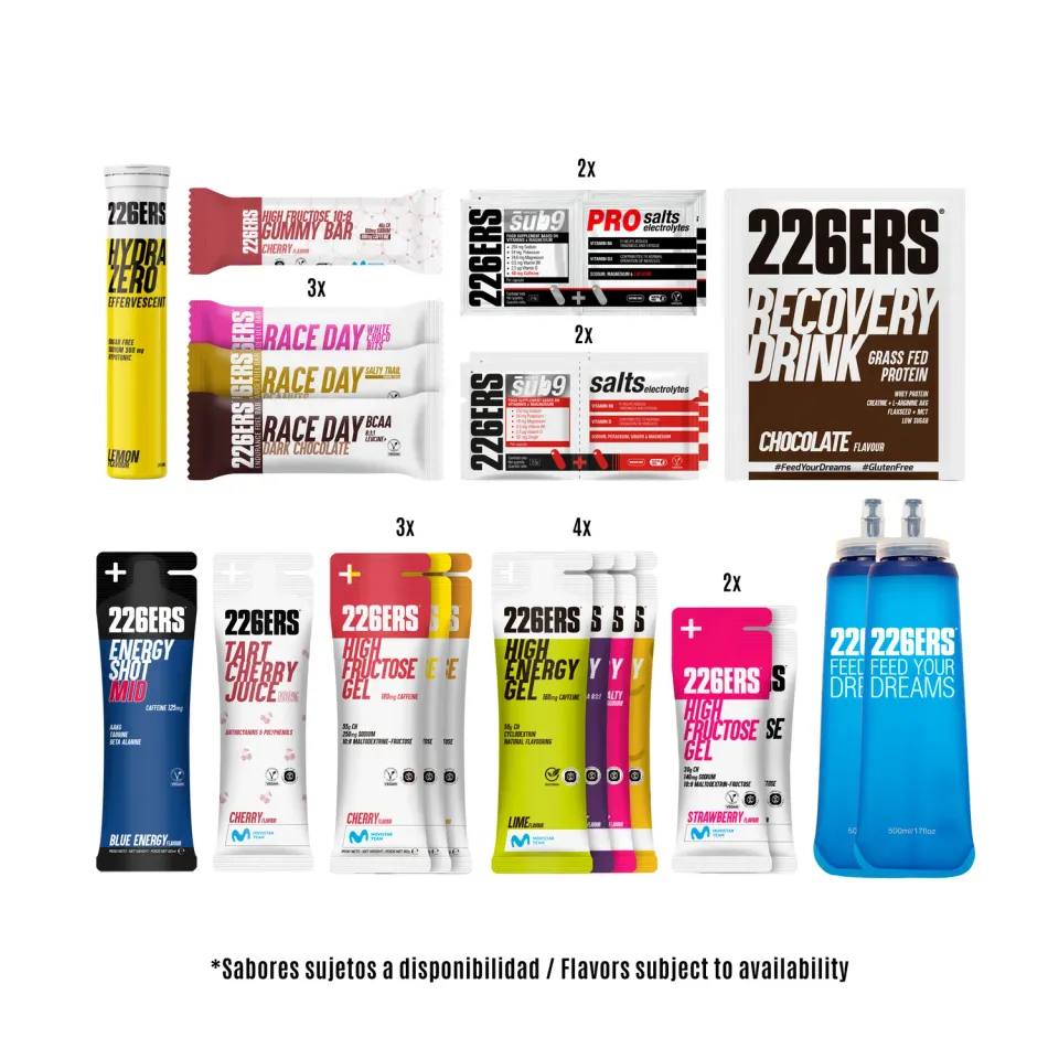 226ERS Pack Ultra Trail 12H energipaket 23 delar high carb