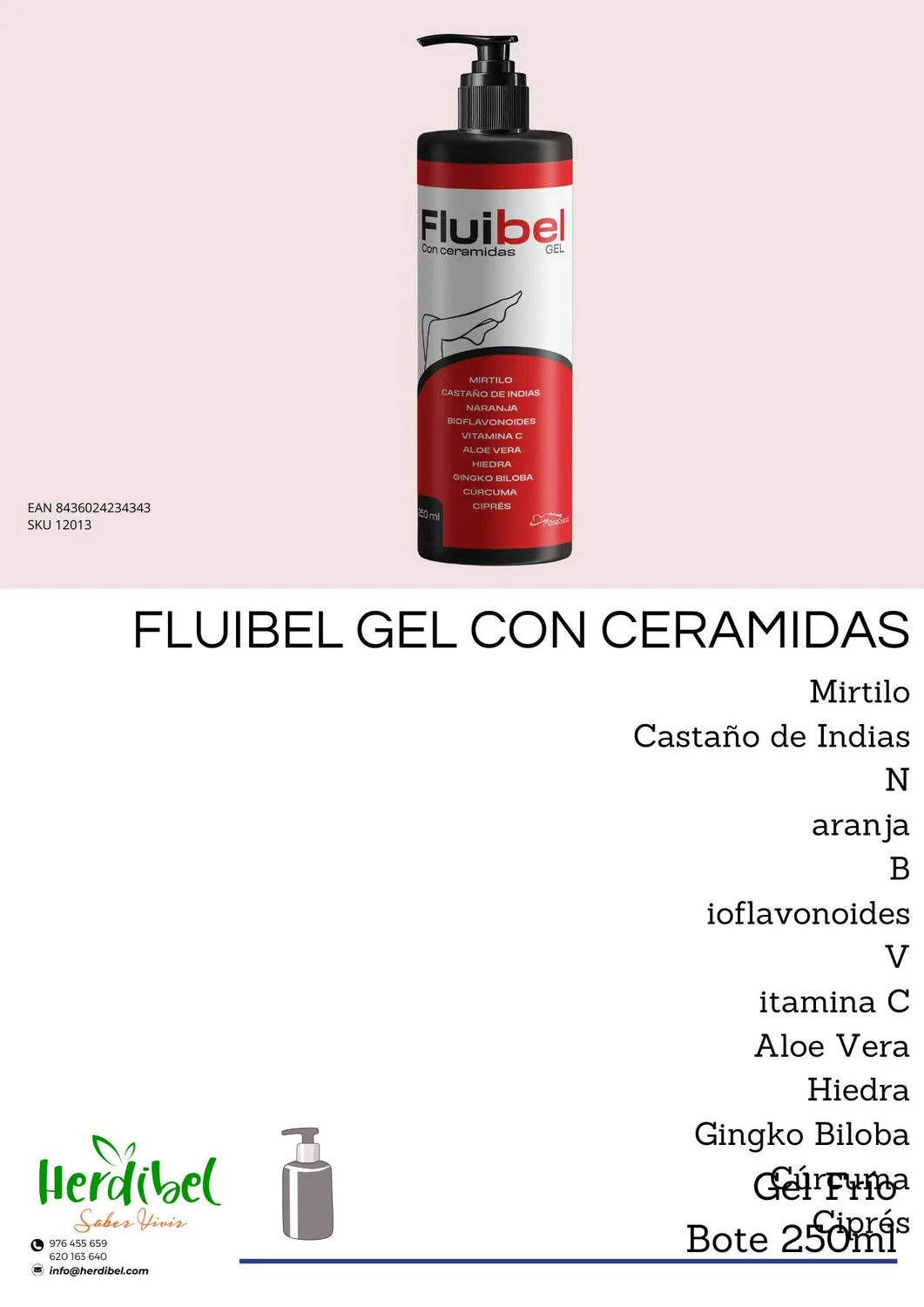 Herdibel Fluibel drickampuller 20x10 ml cirkulation