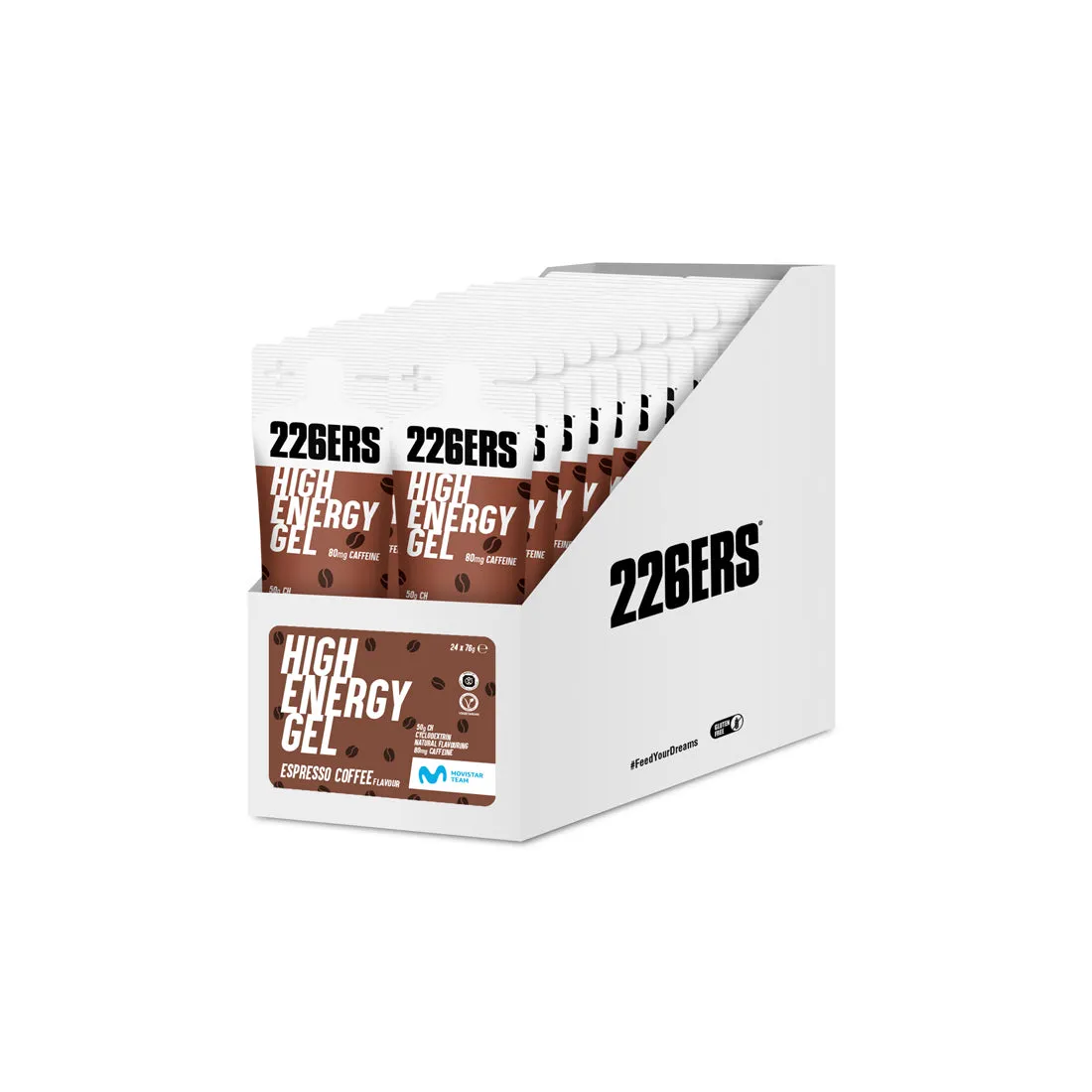 226ERS High Energy Gel energigel 24-pack 76g cyclodextrin