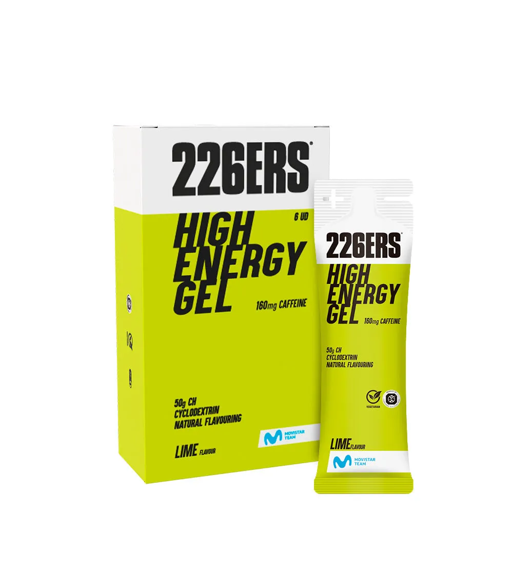 226ERS High Energy Gel energigel 6x76 g körsbär koffein