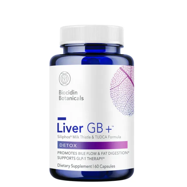 Biocidin Botanicals Liver GB+ lever 60 kapslar detox