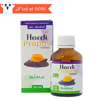 Herdibel Herdipropos droppar 50 ml alkoholfri hals