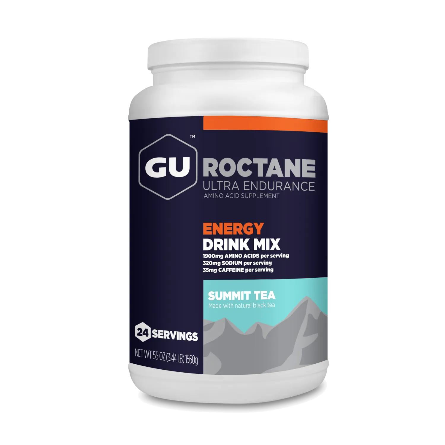 GU Energy Roctane sportdryckspulver lemon berry 24-portioner