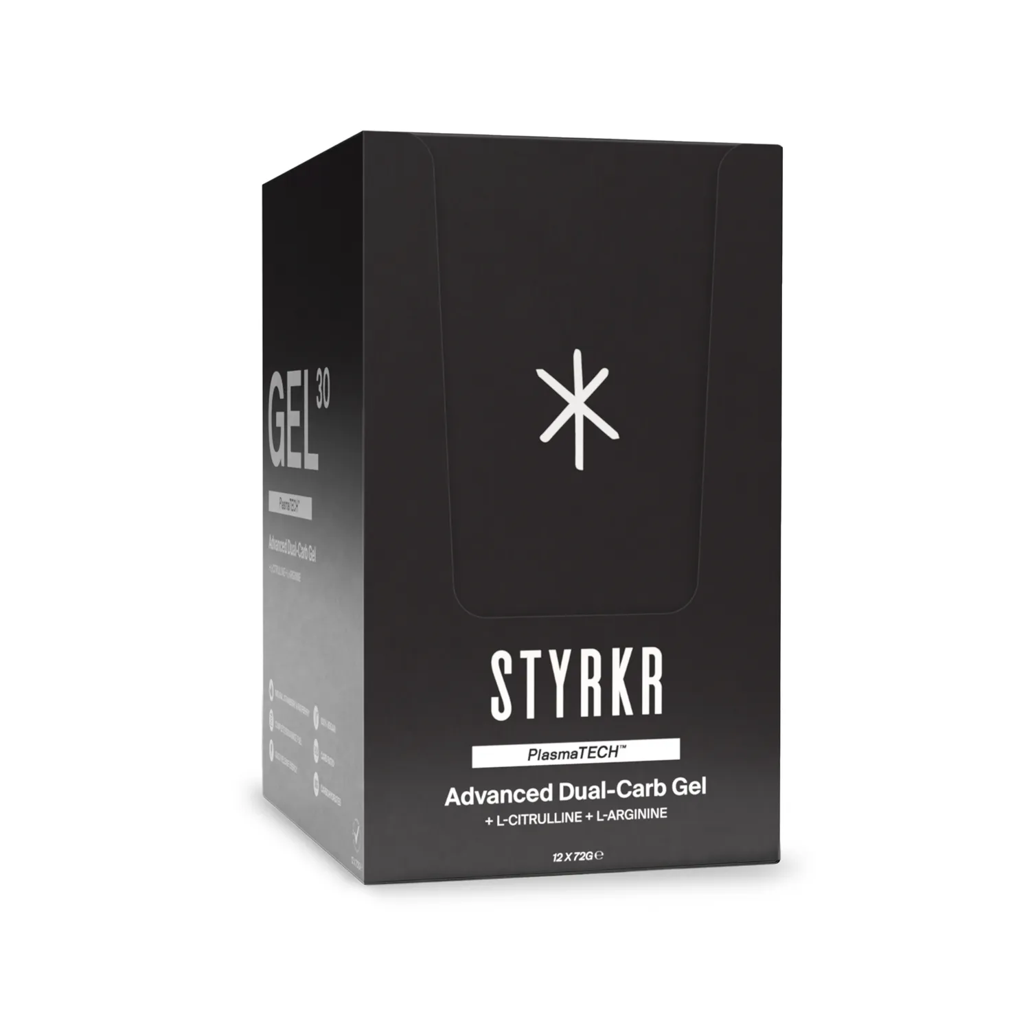 Styrkr GEL30 energigel 12-pack 30 g kolhydrater