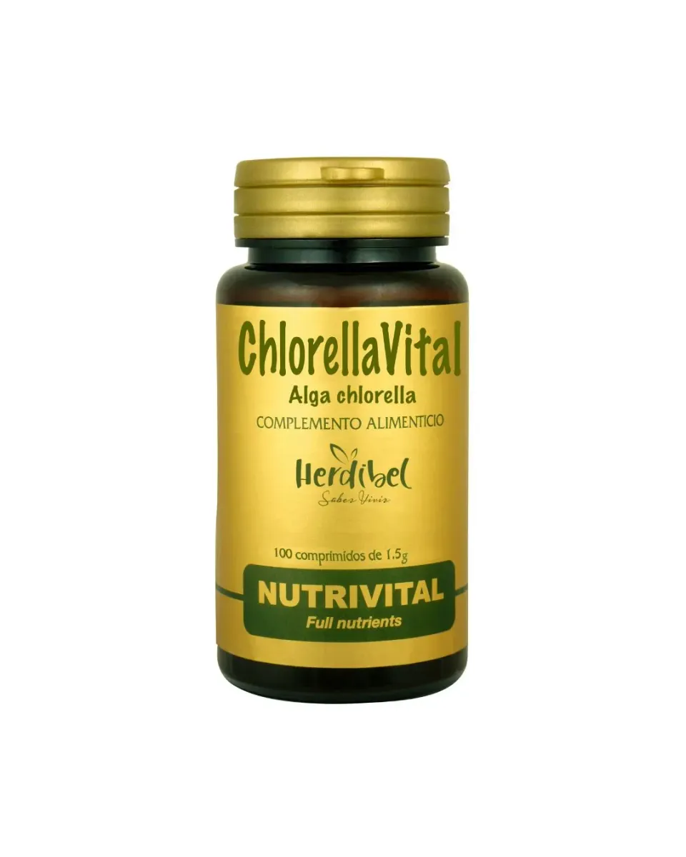 Herdibel ChlorellaVital tabletter 100 st proteinrik alg