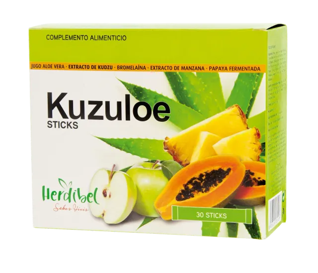 Herdibel Kuzuloe magtillskott 30 sticks aloe vera