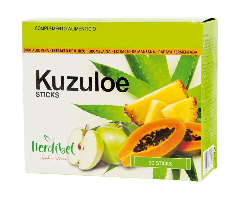 Herdibel Kuzuloe magtillskott 30 sticks aloe vera
