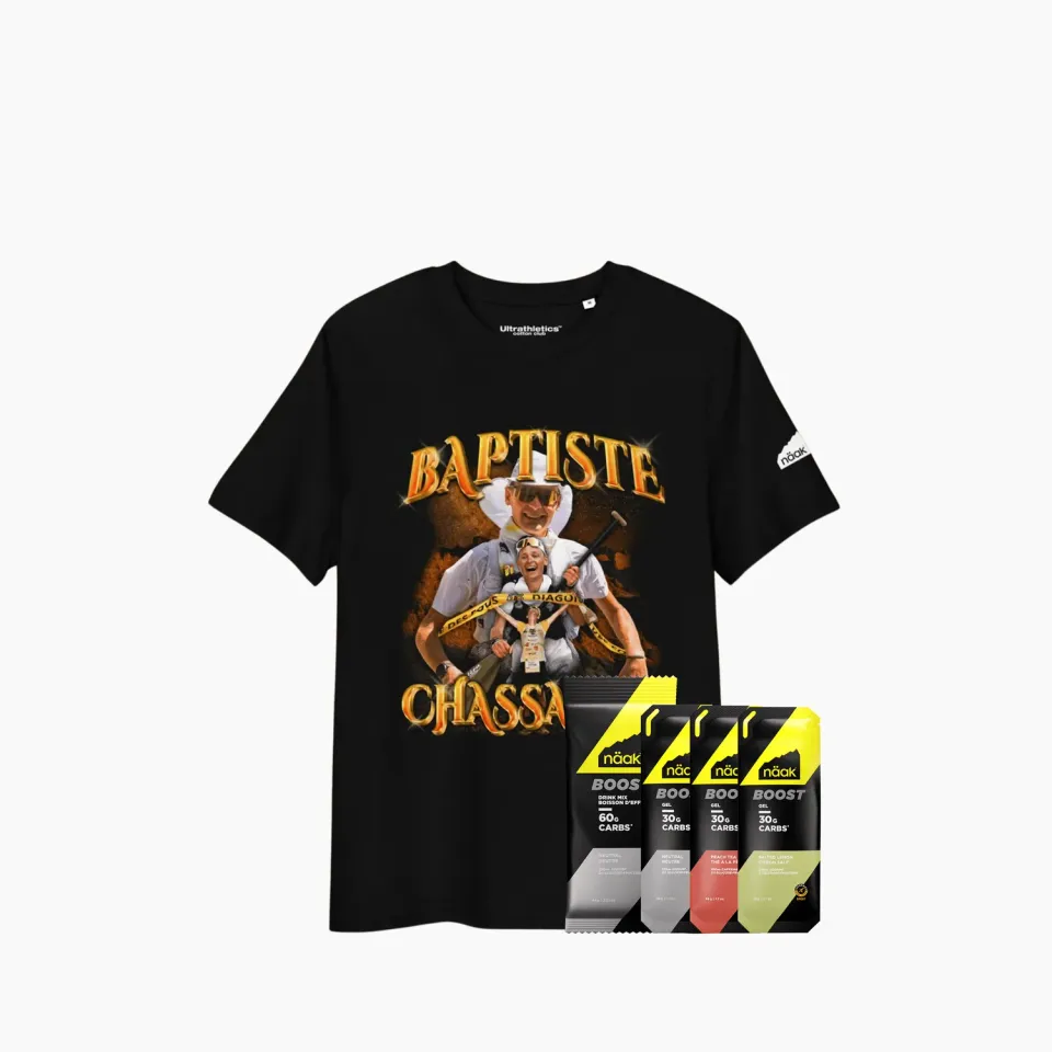 Näak Baptiste Chassagne Pack t-shirt + 3 gel + drink mix