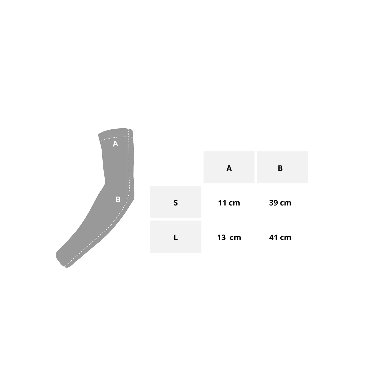 226ERS Arm Warmers armskydd svart S fleece
