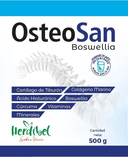 Herdibel Osteosan Boswellia pulver 500 g leder