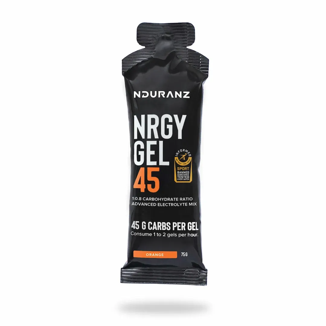 Nduranz Nrgy Gel 45 energigel Lemon 45 g kolhydrater