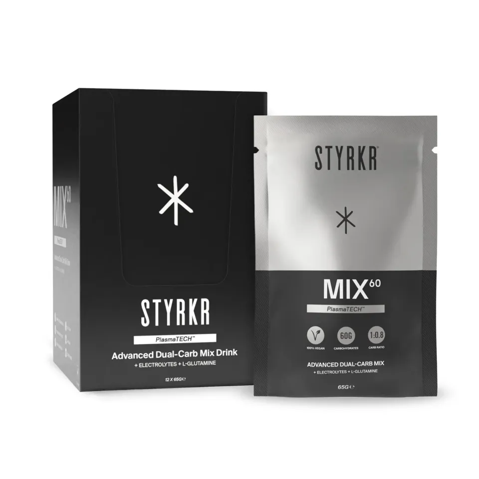 Styrkr MIX60 energidryck 12-pack 60 g kolhydrater