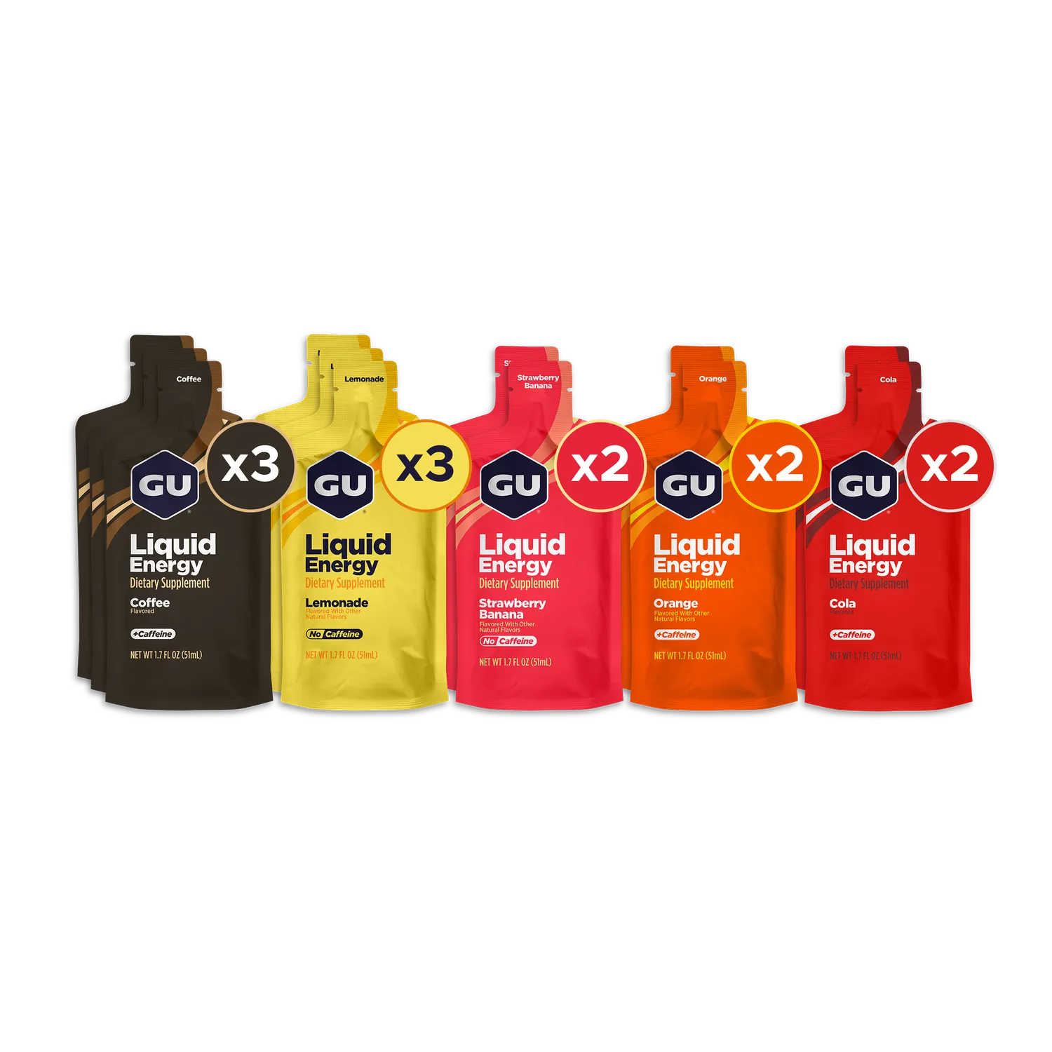 GU Energy Liquid Energy energigel 12-pack snabb energi
