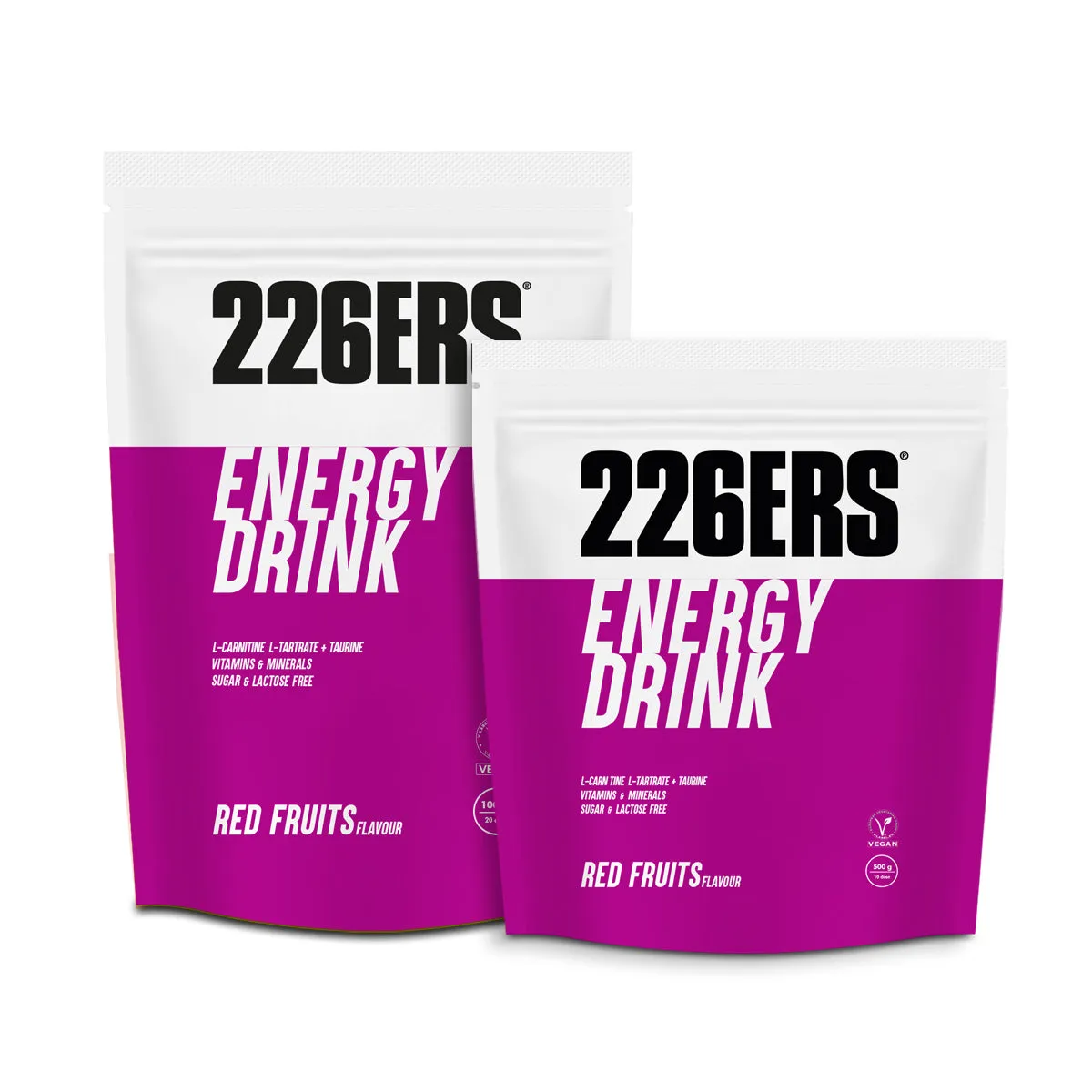 226ERS Energy Drink sportdryck citron 500 g koffeinfri