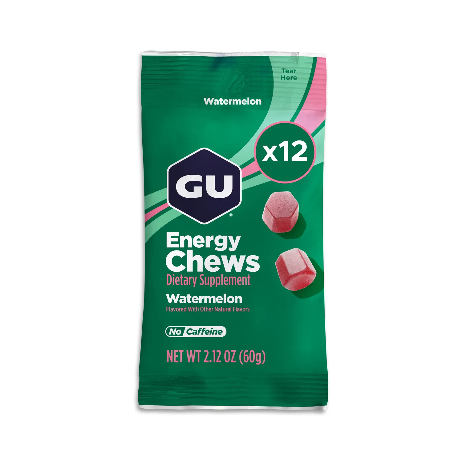 GU Energy Energy Chews energitugg fruit punch 12-pack
