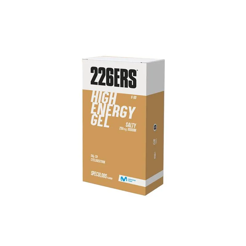 226ERS High Energy Gel energigel 6x76 g körsbär koffein