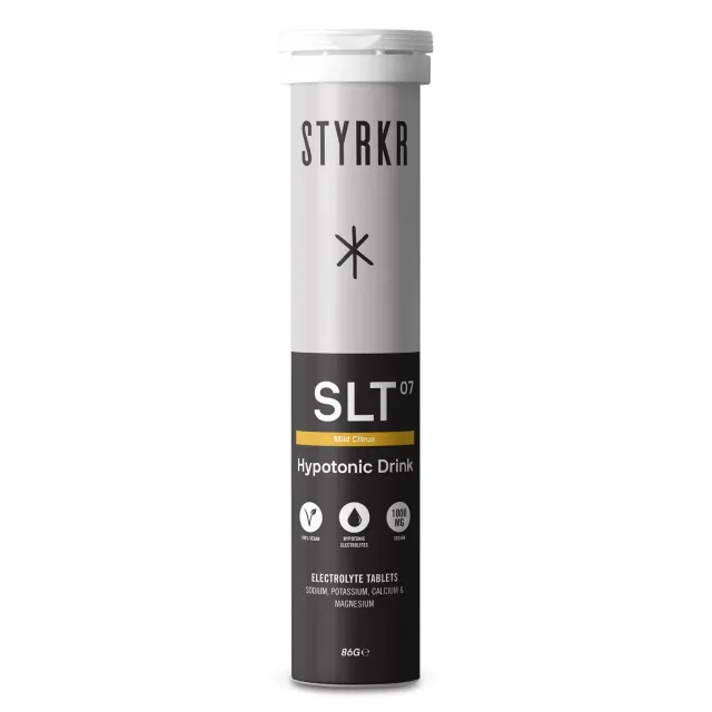 Styrkr SLT07 Mild Citrus vätskeersättning 12 brustabletter 1000 mg