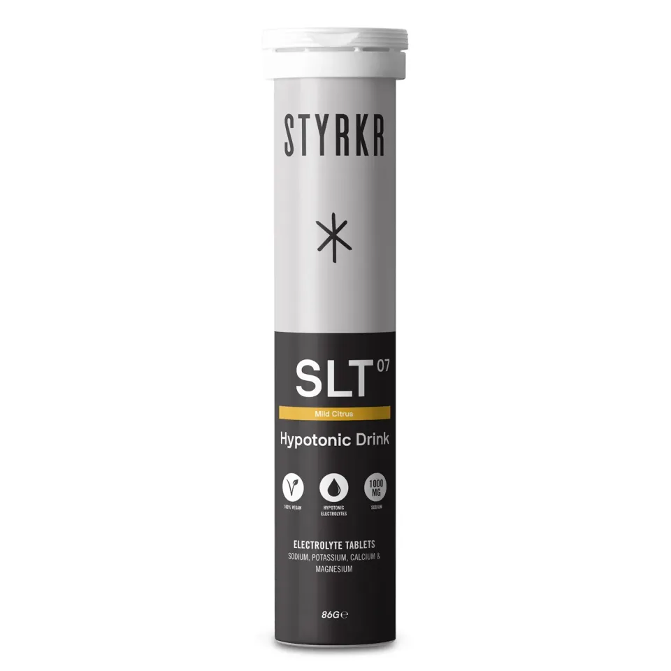 Styrkr SLT07 Mild Citrus vätskeersättning 12 brustabletter 1000 mg