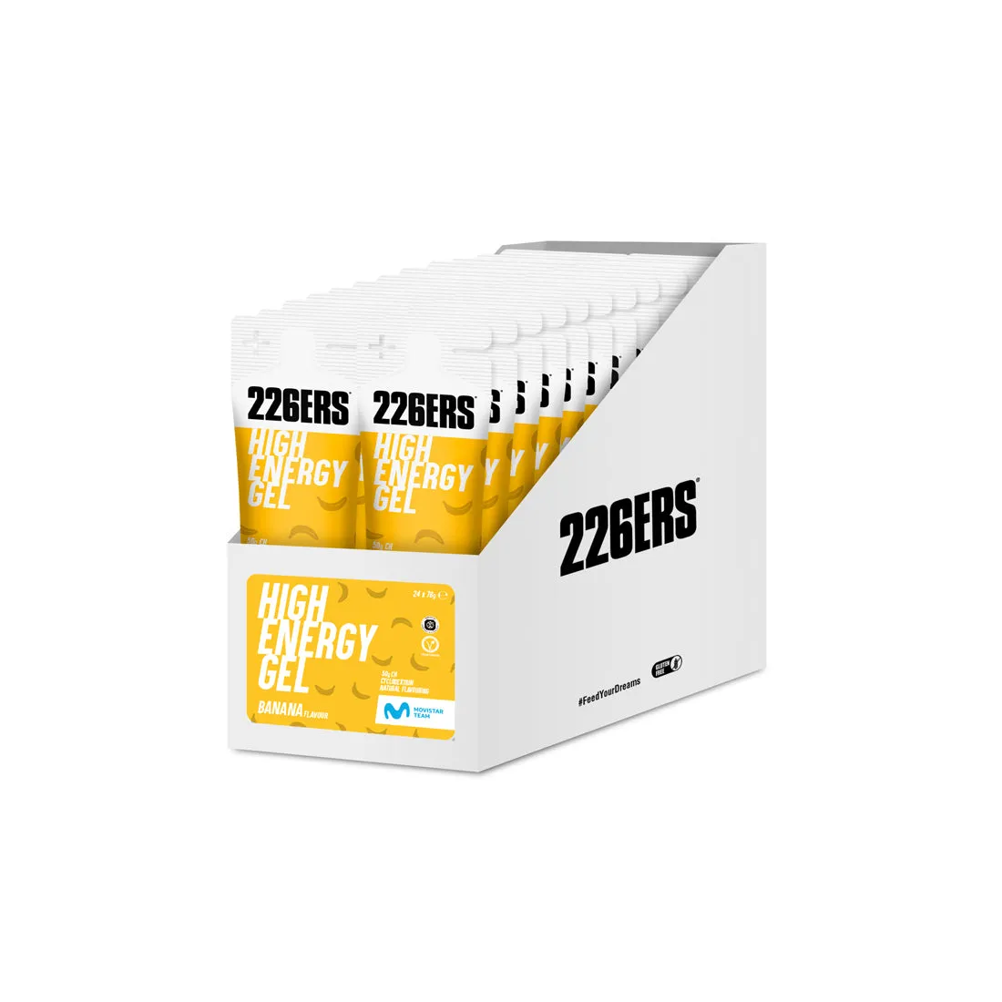 226ERS High Energy Gel energigel 24-pack 76g cyclodextrin