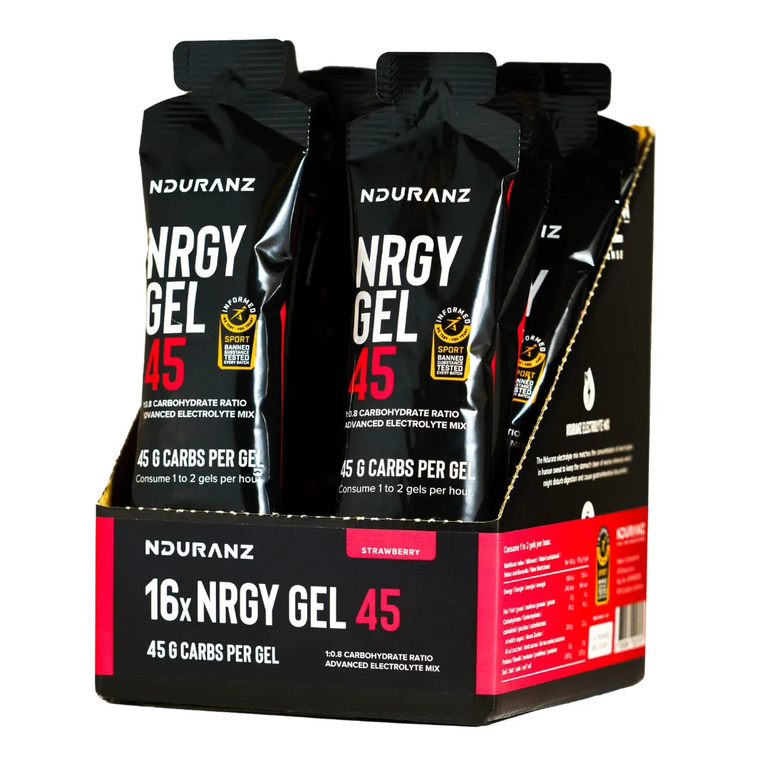 Nduranz Nrgy Gel 45 energigel Lemon 45 g kolhydrater
