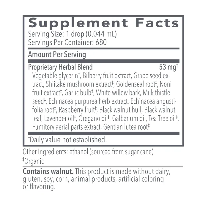 Biocidin Botanicals Biocidin Liquid flytande kosttillskott 30 ml