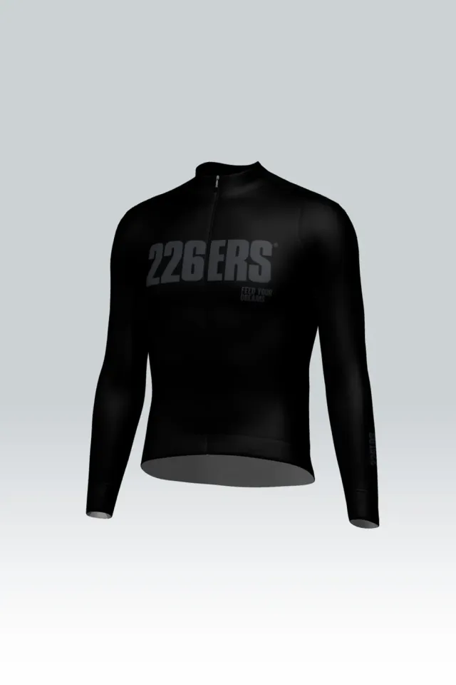226ERS Hyder cykeltröja svart termo