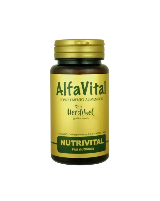 Herdibel AlfaVital kosttillskott 120 tabletter alfalfa