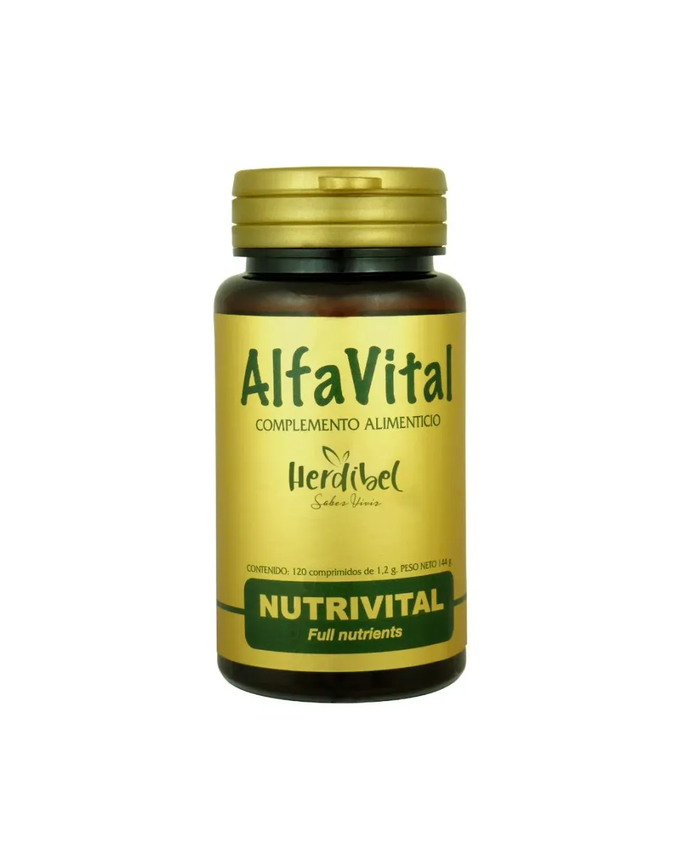 Herdibel AlfaVital kosttillskott 120 tabletter alfalfa