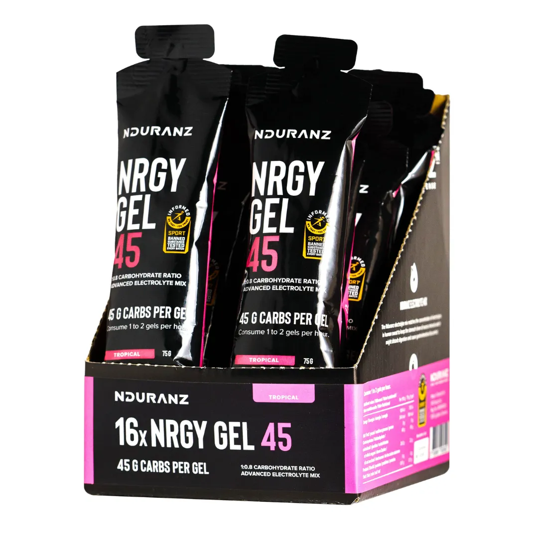 Nduranz Nrgy Gel 45 energigel Lemon 45 g kolhydrater