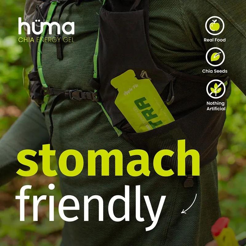 Hüma Ultra energigel äppelpaj 1-pack 40 g kolhydrater