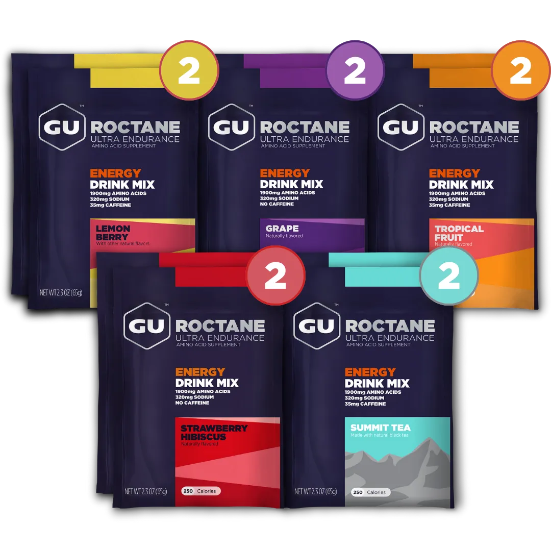 GU Energy Roctane sportdryckspulver lemon berry 24-portioner